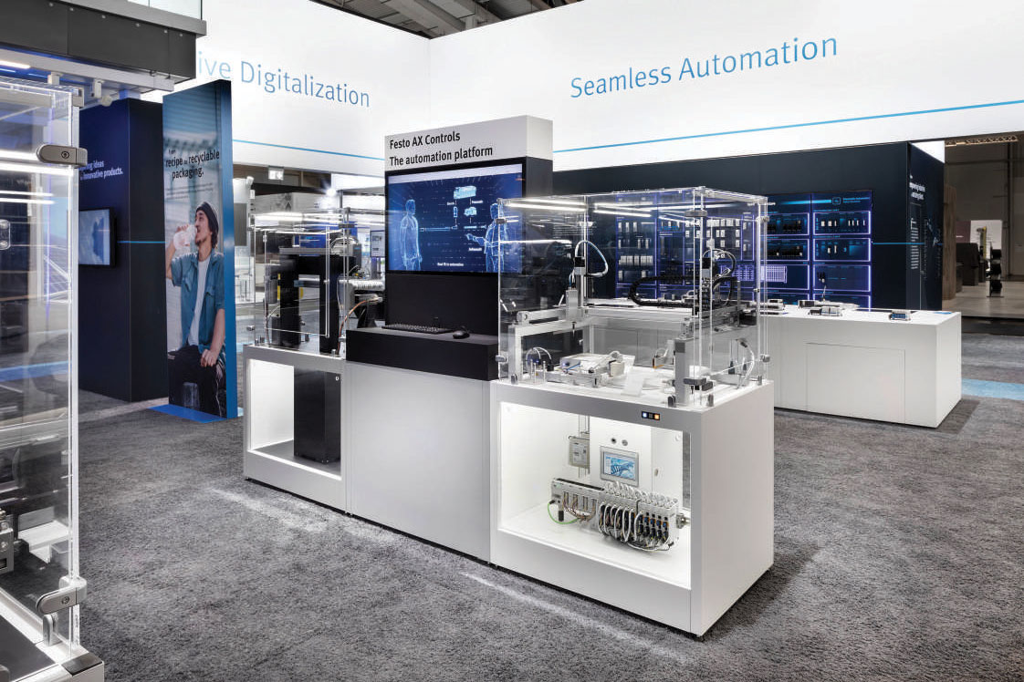 Conceptul Festo Seamless Automation expus la Hannover Messe pentru automatizare industriala
