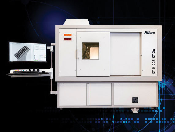 Echipament de tomografie computerizata industriala Nikon XT H 225 ST 2x distribuit de TOP Metrology