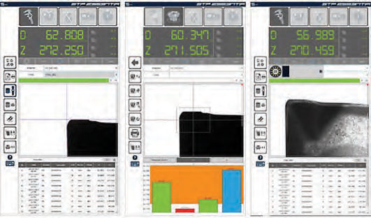 Interfață software prietenoasă pe display cu touch pentru echipamentul SPERONI STP ESSENTIA